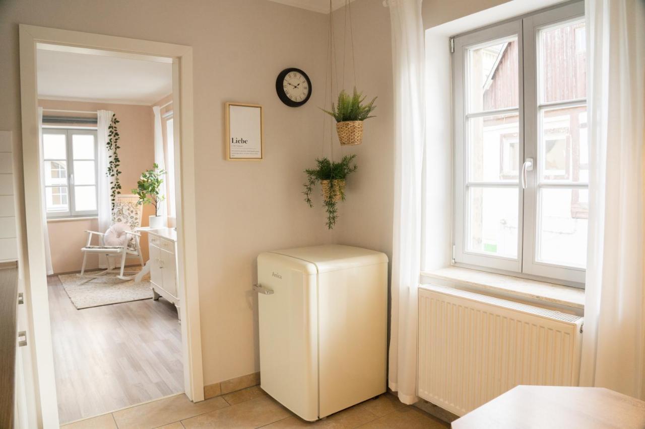 Urlaubsfreude Biedermann Haus Blumenglueck - Rose Apartment Зебниц Екстериор снимка